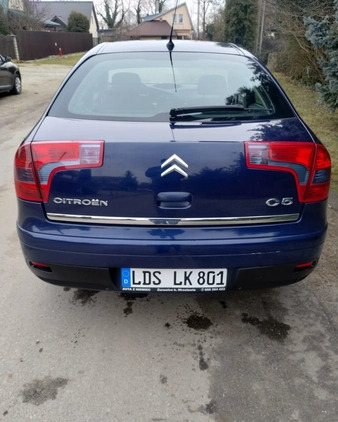 Citroen C5 cena 10900 przebieg: 189000, rok produkcji 2007 z Czchów małe 67